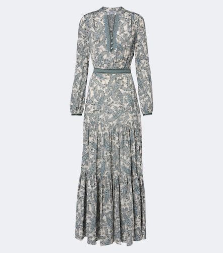 Robe longue Sama en soie mélangée - Veronica Beard - Modalova