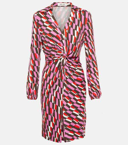 Robe portefeuille imprimée - Diane von Furstenberg - Modalova