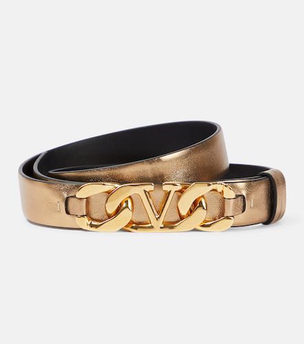 Ceinture VLogo Chain en cuir - Valentino Garavani - Modalova