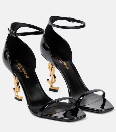 Sandales Opyum 85 en cuir verni - Saint Laurent - Modalova