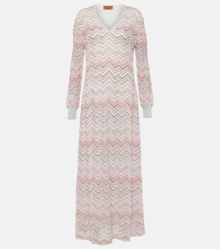 Robe longue Zig Zag métallisée - Missoni - Modalova