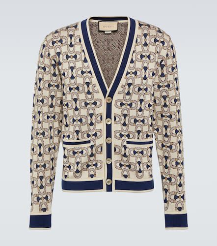 Gucci Cardigan Horsebit en jacquard - Gucci - Modalova