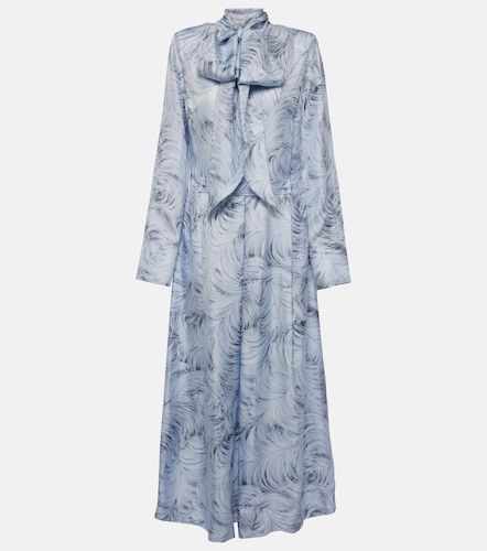 Robe longue en soie imprimée - Stella McCartney - Modalova