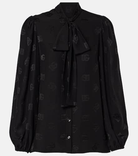 Dolce&Gabbana Blouse DG en soie - Dolce&Gabbana - Modalova