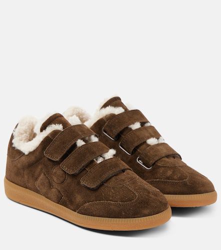 Baskets Beth en daim et shearling - Isabel Marant - Modalova