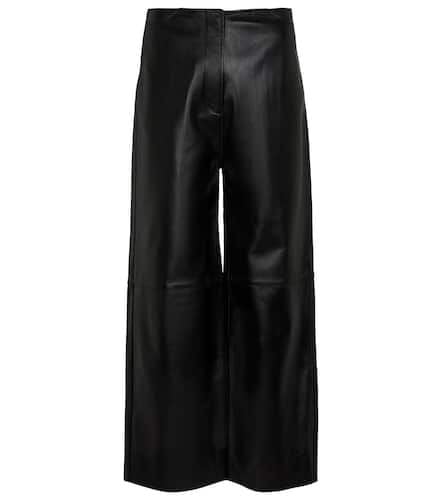 Pantalon ample en cuir - Totême - Modalova