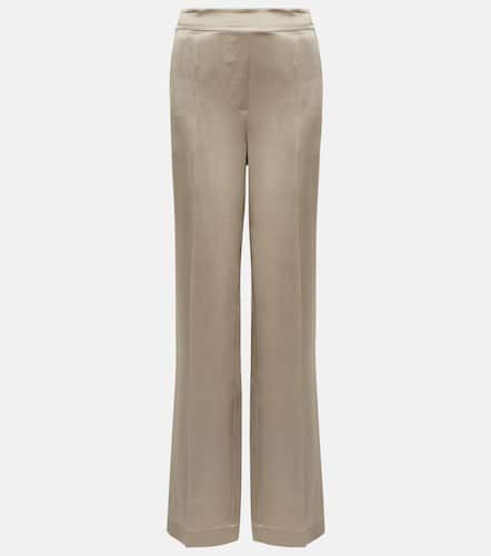 Pantalon droit Tova en satin de soie - Joseph - Modalova