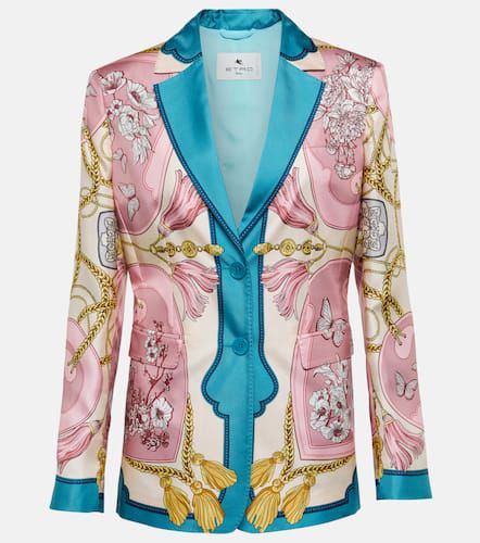 Etro Blazer imprimé en soie - Etro - Modalova