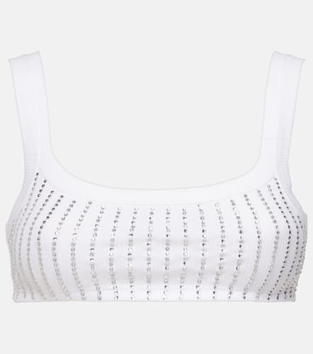 Brassière en coton à ornements - The Attico - Modalova