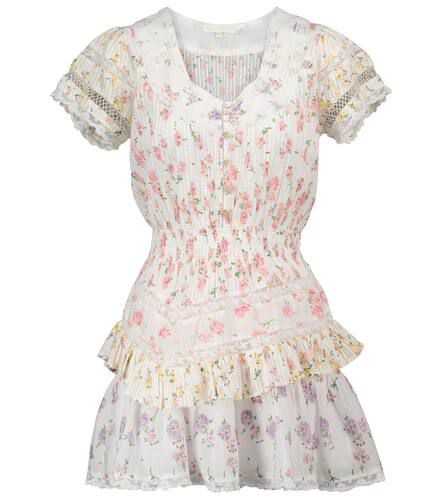 Mini-robe Jeromie en coton à fleurs - LoveShackFancy - Modalova
