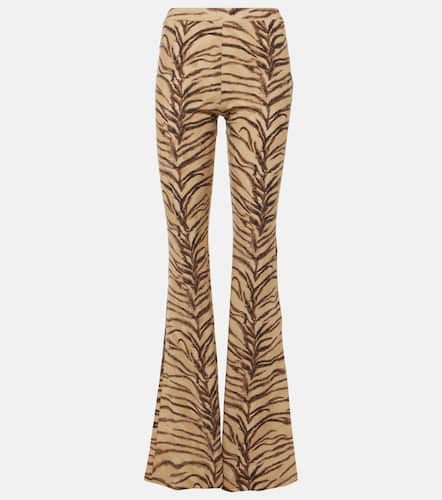 Pantalon évasé à motif tigré - Stella McCartney - Modalova