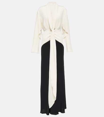 Robe longue en soie - Victoria Beckham - Modalova