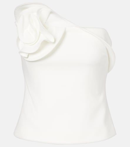 Top bustier de mariée en crêpe à fleurs - Roland Mouret - Modalova