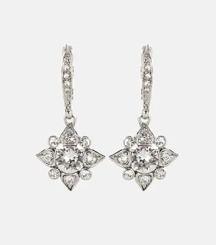 Boucles d'oreilles ornées de cristaux Swarovski - Oscar de la Renta - Modalova