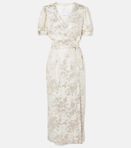 Robe portefeuille Marni en jacquard à fleurs - Markarian - Modalova