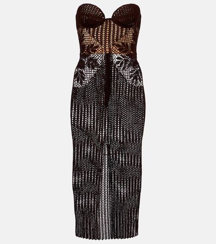 Robe bustier en crochet de coton - Magda Butrym - Modalova