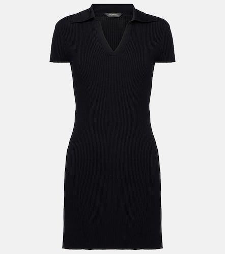Robe polo en laine mélangée - Balenciaga - Modalova