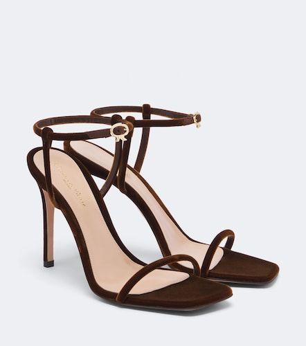Gianvito Rossi Sandales en velours - Gianvito Rossi - Modalova