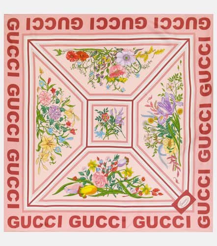 Gucci Foulard imprimé en soie - Gucci - Modalova