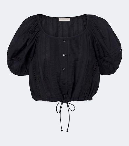 Top court Clara en coton à broderies - Ulla Johnson - Modalova