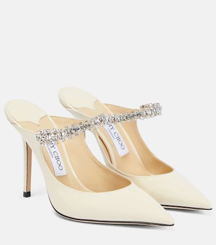 Mules Bing 100 en cuir verni à ornements - Jimmy Choo - Modalova