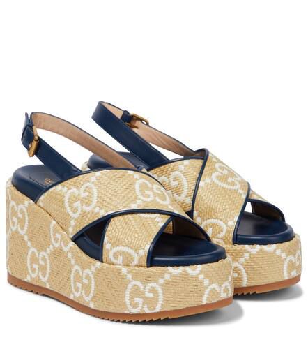 Sandales compensées GG - Gucci - Modalova
