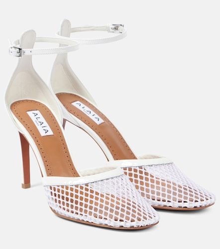 Alaïa Escarpins en mesh et cuir - Alaia - Modalova