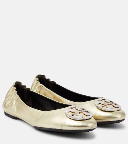 Ballerines Claire en cuir métallisé - Tory Burch - Modalova