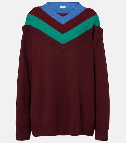 Pull en laine à trompe-l’œil - Loewe - Modalova