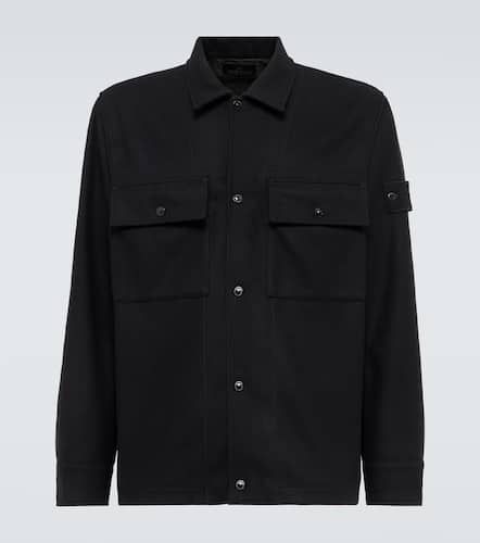 Surchemise Ghost Compass en laine mélangée - Stone Island - Modalova