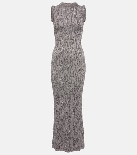 Robe longue en jacquard à sequins - Acne Studios - Modalova