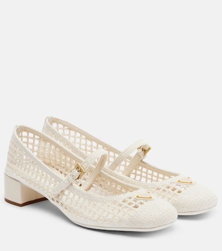 Escarpins Mary Jane en crochet - Prada - Modalova