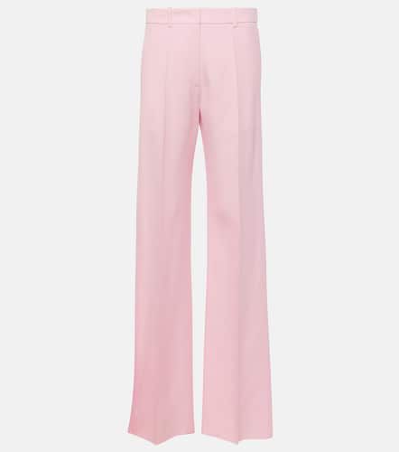 Pantalon ample en laine et soie - Valentino - Modalova