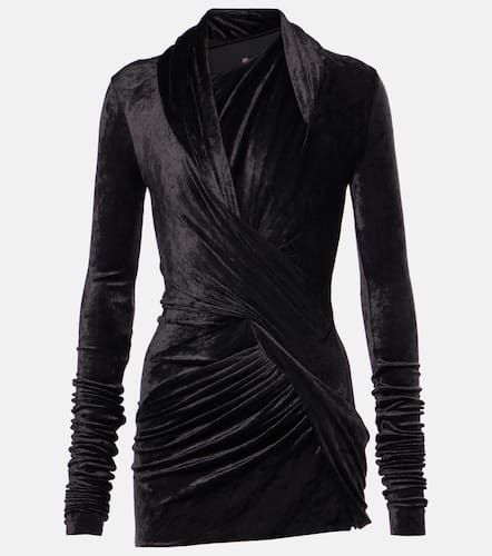 Rick Owens Top Magnetic en velours - Rick Owens - Modalova