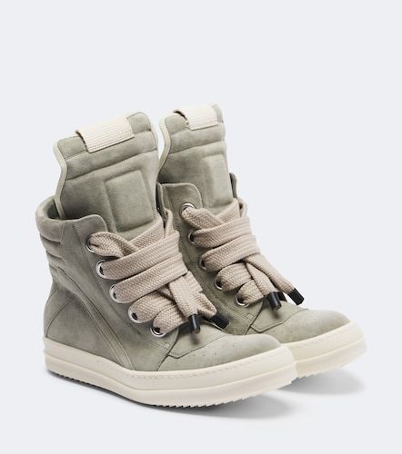 Baskets Geobasket en daim - Rick Owens - Modalova