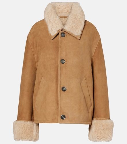 Veste en daim et shearling - Ami Paris - Modalova