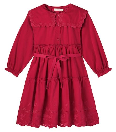 Robe Manola brodée en coton - C'era Una Volta - Modalova