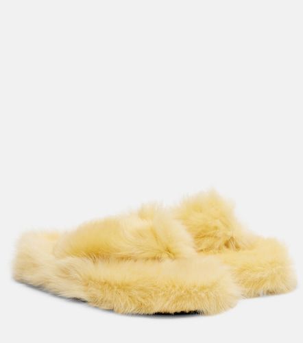 Acne Studios Tongs en shearling - Acne Studios - Modalova