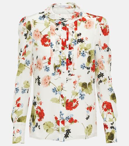 Blouse à fleurs en soie Constance - Erdem - Modalova