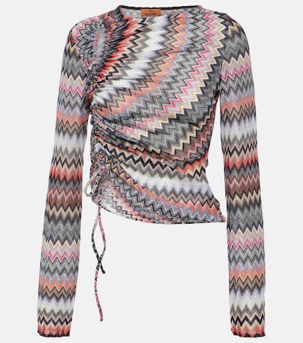 Top Zig Zag en coton mélangé - Missoni - Modalova