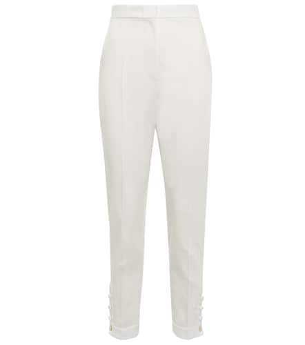 Pantalon slim Nausica en satin - Max Mara - Modalova