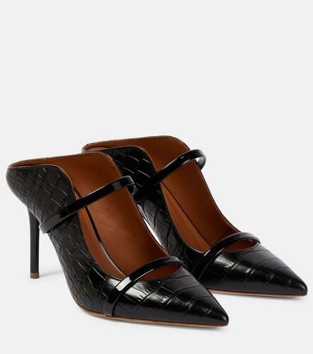 Mules Maureen 85 en cuir embossé - Malone Souliers - Modalova