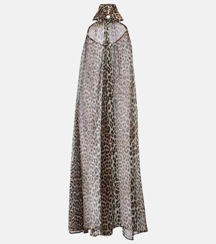 Ganni Robe longue à motif léopard - Ganni - Modalova