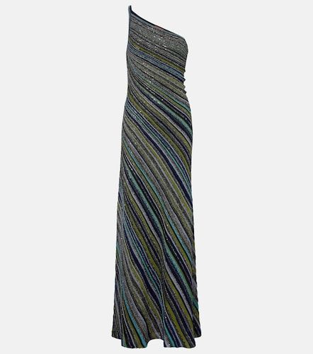 Robe longue asymétrique à sequins - Missoni - Modalova
