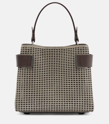 Sac Essence Small en cuir à anse supérieure - Brunello Cucinelli - Modalova