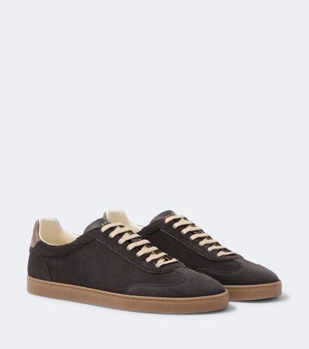 Baskets en daim et cuir - Brunello Cucinelli - Modalova