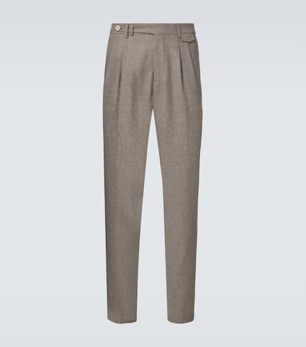 Pantalon chino en laine vierge - Brunello Cucinelli - Modalova