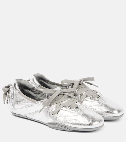 Baskets en cuir métallisé - Acne Studios - Modalova