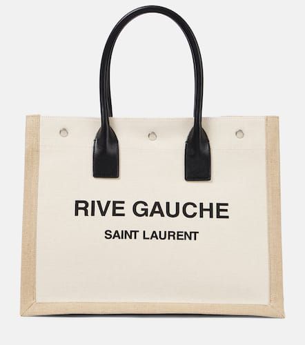 Cabas Rive Gauche Small en toile - Saint Laurent - Modalova