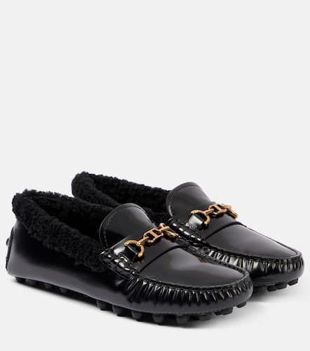 Mocassins en cuir et shearling - Tod's - Modalova